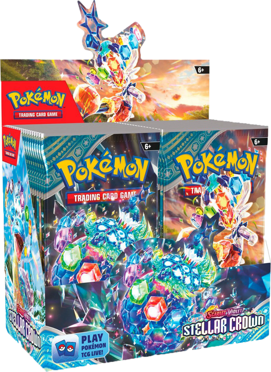 Stellar Crown Booster Boxes & Cases