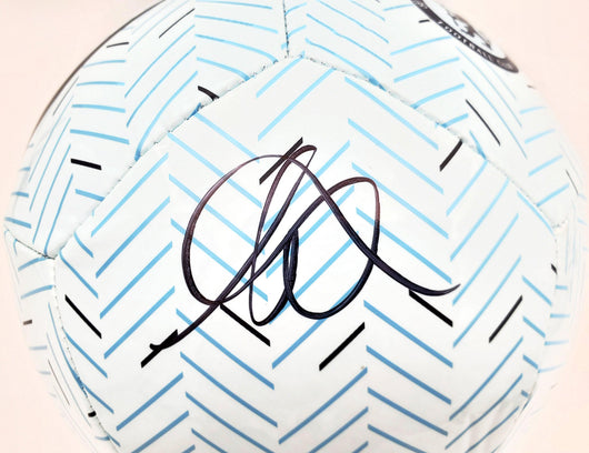 Mason Mount Autographed Nike Soccer Ball Chelsea F.C. Beckett BAS Stock #196470