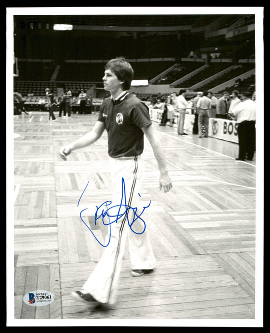 Danny Ange Autographed 8x10 Photo Boston Celtics Vintage Beckett BAS #T29061