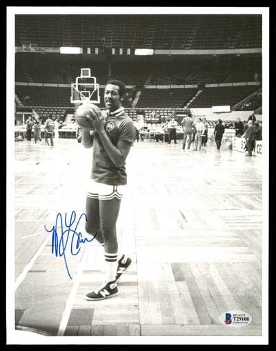 M.L. ML Carr Autographed 8x10 Photo Boston Celtics Vintage Beckett BAS #T29108
