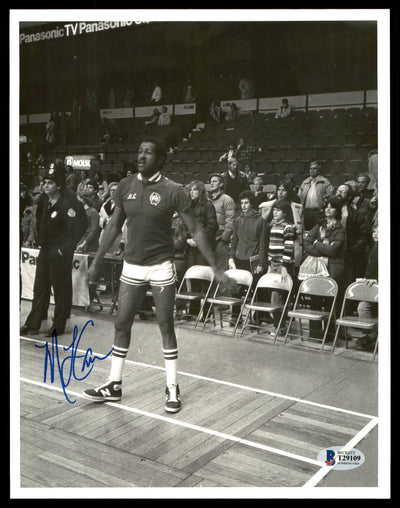 M.L. ML Carr Autographed 8x10 Photo Boston Celtics Vintage Beckett BAS #T29109