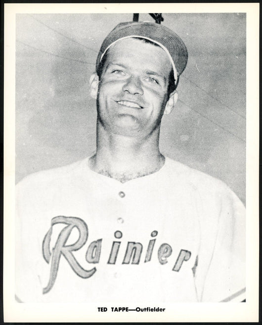 Ted Tappe 1956-59 Seattle Rainiers Popcorn 8x10 Premium Card SKU #151552