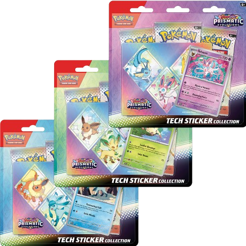 Pokémon TCG: Scarlet & Violet - Prismatic Evolutions - Tech Sticker Collection