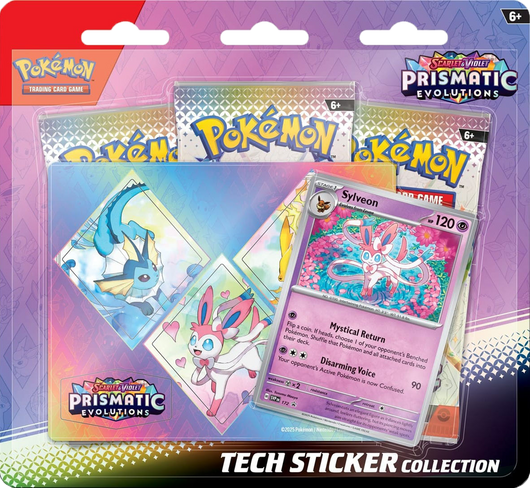 Pokémon TCG: Scarlet & Violet - Prismatic Evolutions - Tech Sticker Collection