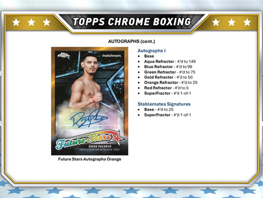 2024 Topps Chrome Boxing Hobby Box