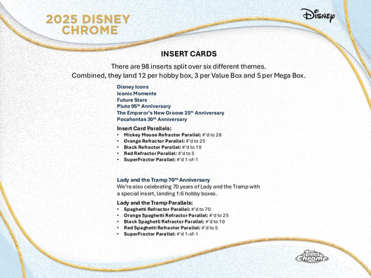 2025 Topps Chrome Disney Hobby Box