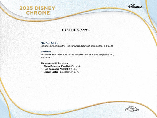 2025 Topps Chrome Disney Hobby Box