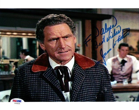 James Whitmore Autographed 8x10 Photo Big Valley PSA/DNA #U94834