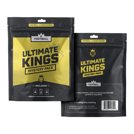 Ultimate Kings - NFL Football Mystery Pack (3) Premium Cards Value $250-$2500+