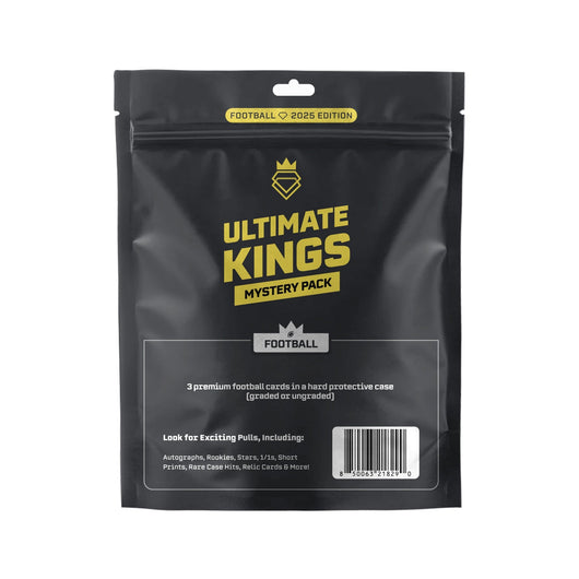 Ultimate Kings - NFL Football Mystery Pack (3) Premium Cards Value $250-$2500+