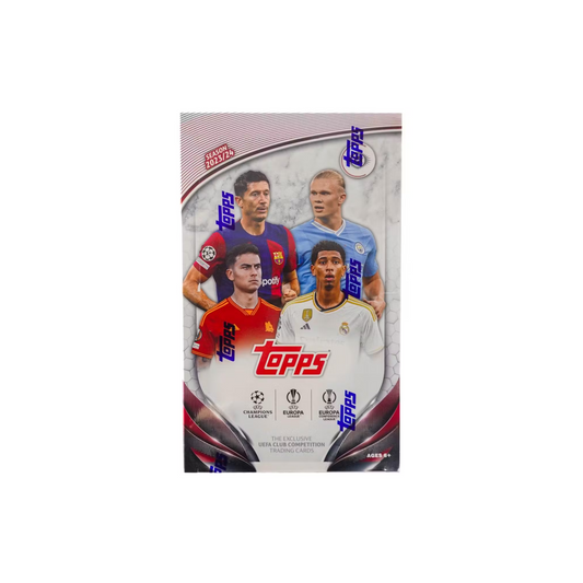 2023-24 Topps UEFA Club Competitions Soccer Hobby 12 Box Case