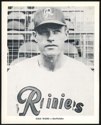 Gale Wade 1956-59 Seattle Rainiers Popcorn 8x10 Premium Card SKU #151554