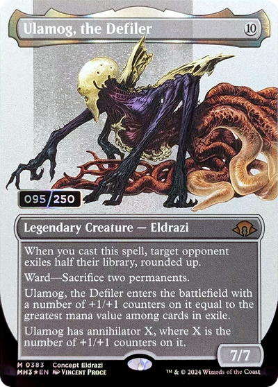 Ulamog, the Defiler (MH3-383) - Modern Horizons 3 (Borderless) Foil