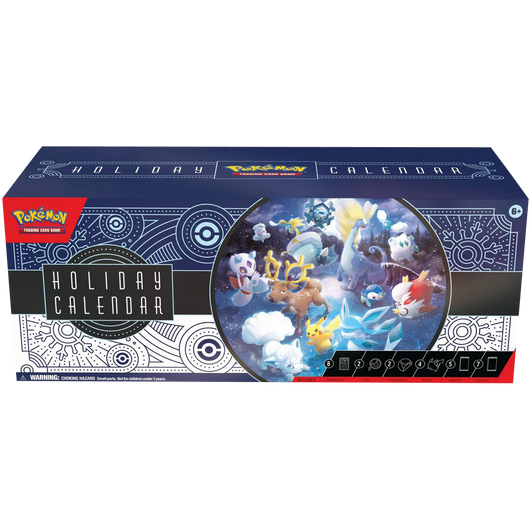 Pokemon Trading Card Game: Holiday Advent Calendar 2023 - 25 Days of Suprises - Includes Stamped Promo Cards, Packs & More!