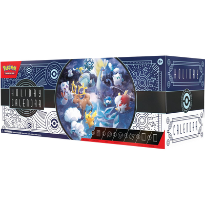 Pokemon Trading Card Game: Holiday Advent Calendar 2023 - 25 Days of Suprises - Includes Stamped Promo Cards, Packs & More!