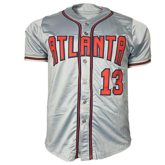 Ronald Acuna Jr Signed Atlanta Grey Baseball Jersey (JSA)