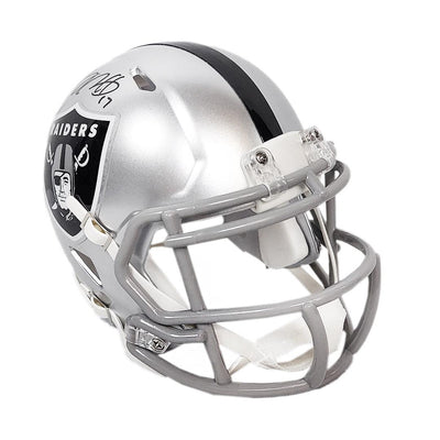 Davante Adams Signed Las Vegas Raiders Speed Mini Football Helmet (Beckett)