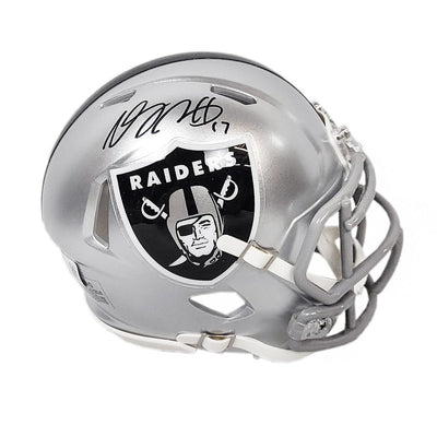 Davante Adams Signed Las Vegas Raiders Speed Mini Football Helmet (Beckett)