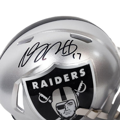 Davante Adams Signed Las Vegas Raiders Speed Mini Football Helmet (Beckett)