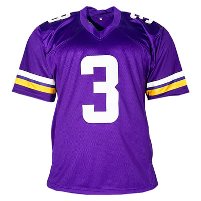 Jordan Addison Signed Minnesota Purple Football Jersey (JSA)
