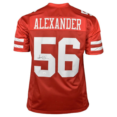 Kwon Alexander Signed Pro-Edition Red Football Jersey (JSA)