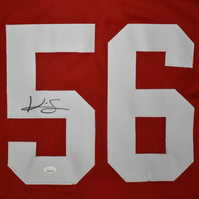 Kwon Alexander Signed Pro-Edition Red Football Jersey (JSA)
