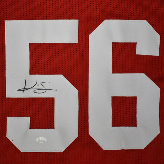 Kwon Alexander Signed Pro-Edition Red Football Jersey (JSA)