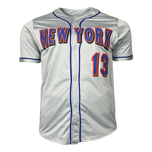 Edgardo Alfonzo Signed "Mets HOF 2020" Inscription New York Grey Baseball Jersey (JSA)