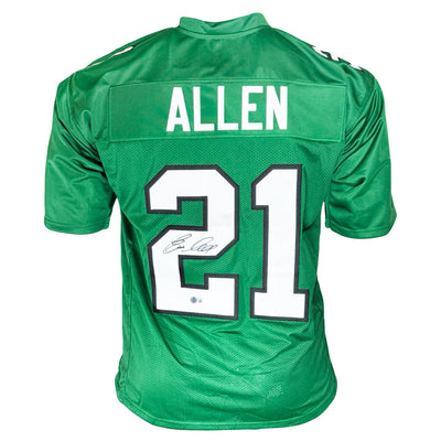 Eric Allen Signed Philadelphia Green Football Jersey (Beckett)