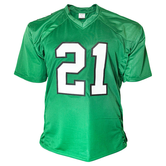 Eric Allen Signed Philadelphia Green Football Jersey (Beckett)