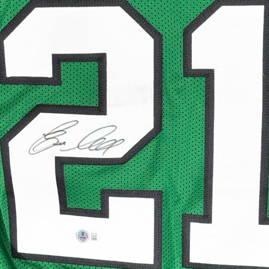Eric Allen Signed Philadelphia Green Football Jersey (Beckett)
