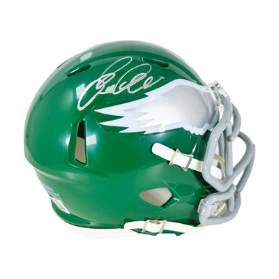Eric Allen Signed Philadelphia Eagles Throwback 74-95 Speed Mini Football Helmet (Beckett)