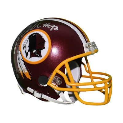 Jonathan Allen Signed Washington Redskins Mini Football Helmet (JSA)