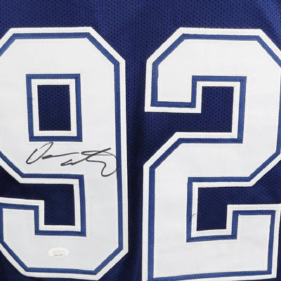 Dorance Armstrong Signed Dallas Navy Football Jersey (JSA)