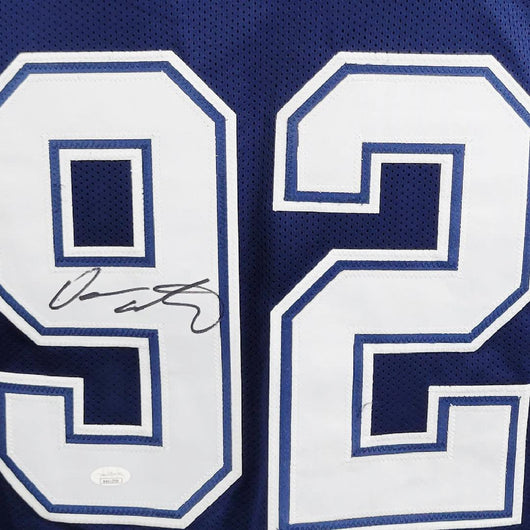 Dorance Armstrong Signed Dallas Navy Football Jersey (JSA)