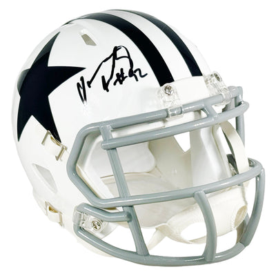 Dorance Armstrong Signed Dallas Cowboys Throwback 1960-63 Speed Mini Replica Football Helmet (JSA)