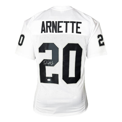 Damon Arnette Signed Las Vegas White Football Jersey (JSA)