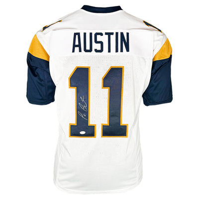 Tavon Austin Signed St. Louis White Football Jersey (JSA)