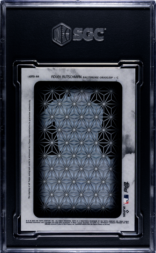 2023 Topps Diamond Icons Adley Rutschman #IOTD-AR Of The SGC 8.5 Auto 10