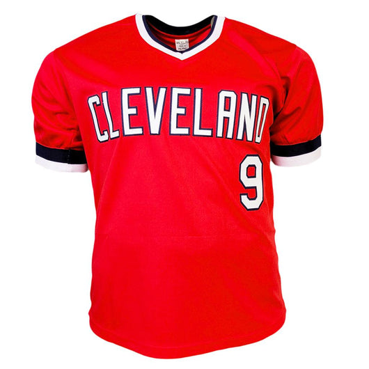 Carlos Baerga Signed Cleveland Red Baseball Jersey (JSA)