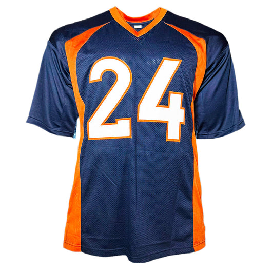 Champ Bailey Signed Denver Navy Football Jersey (Beckett)