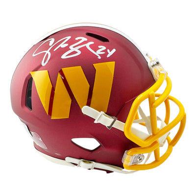 Champ Bailey Signed Washington Commanders Alt 2025 Speed Mini Football Helmet (Beckett)