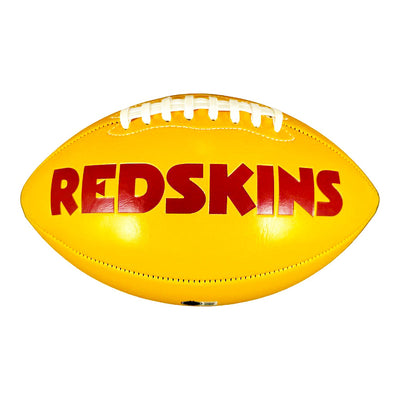 Champ Bailey Signed Washington Redskins Official NFL Team Logo Yellow Football (Beckett)
