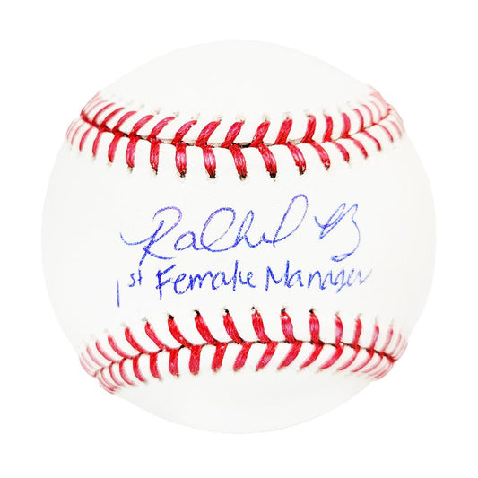 Rachel Balkovec Signed First Female Manager Inscription Rawlings Official Major League Baseball (Beckett)