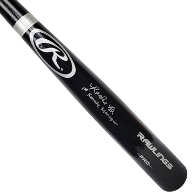 Rachel Balkovec Signed 1st Female manager Inscription Rawlings Black Baseball Bat (Beckett)