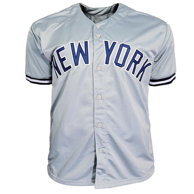 Rachel Balkovec Signed New York Grey Baseball Jersey (Beckett)