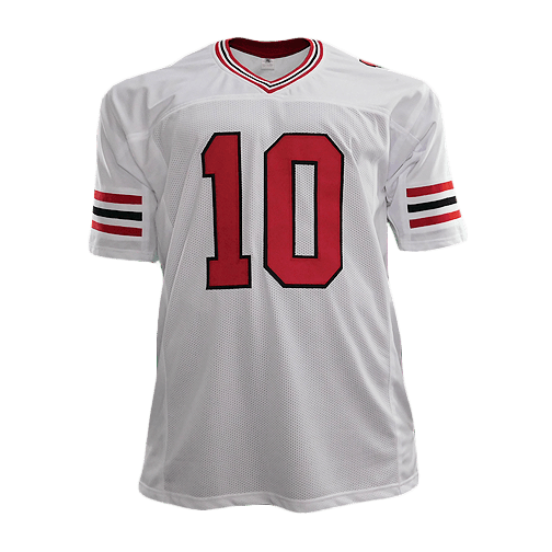 Steve Bartkowski Signed Pro Edition Football Jersey White (JSA)