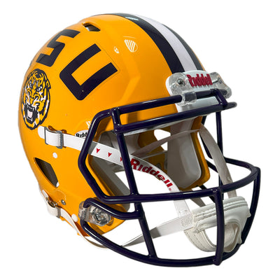 Odell Beckham Jr Signed LSU Tigers Authentic Speed Full-Size Football Helmet (Beckett)