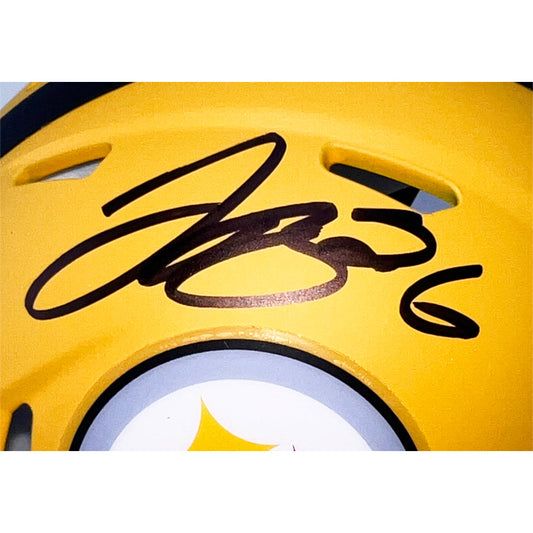 Le'Veon Bell Signed Pittsburgh Steelers Alt 2025 Speed Mini Football Helmet (Beckett)