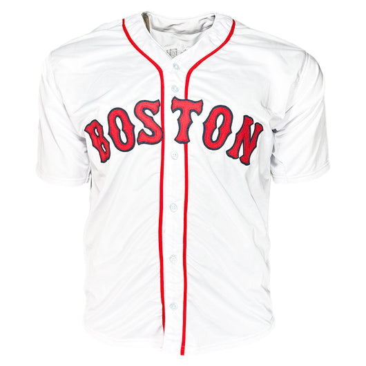 Brayan Bello Signed Boston White Baseball Jersey Black Ink (Beckett)